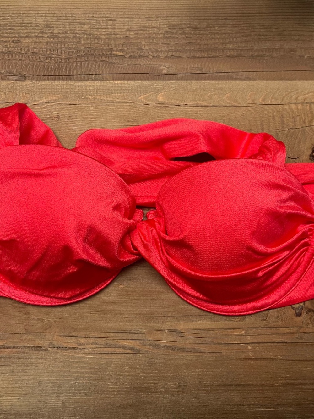 Victoria's Secret Twist Vibrant Push-Up Bikini Swim Twist Set Red NWT Beach Pool - Picture 6 of 8